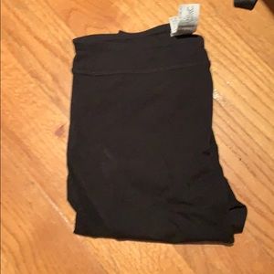 Forever 21 Sheer Side Panel Black Leggings Workout